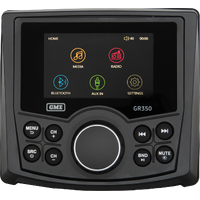 GME GR350BTB Bluetooth AM/FM Marine Stereo - Black