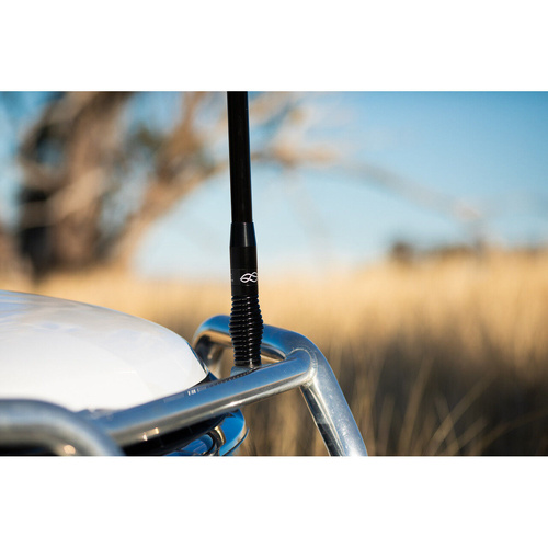 Zetifi ICOM IC-410PRO UHF CB w/ Cellular & UHF Combo Smart Antenna - 780mm Matte Black