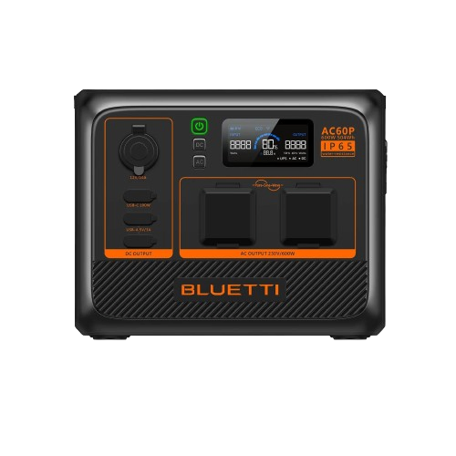 BLUETTI AC60P Portable Power Station | 600W 504Wh