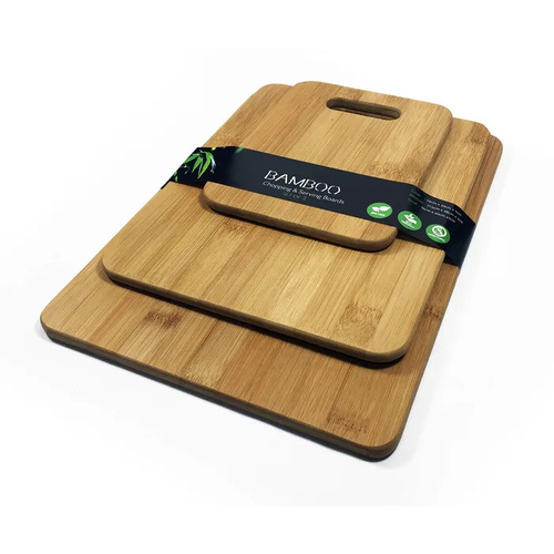 3-Piece Bamboo Chopping Boards