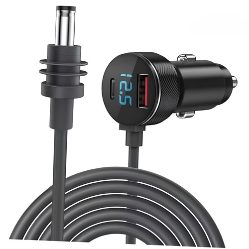STARBEAM Starlink Mini 12/24V DC 3m LCD Screen Cigarette Lighter Power Cable
